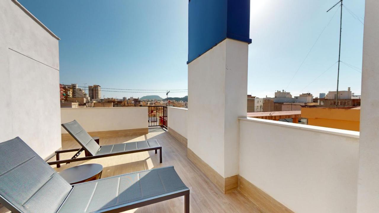 Alicante Colorful Penthouse Center 5C Apartment Bagian luar foto