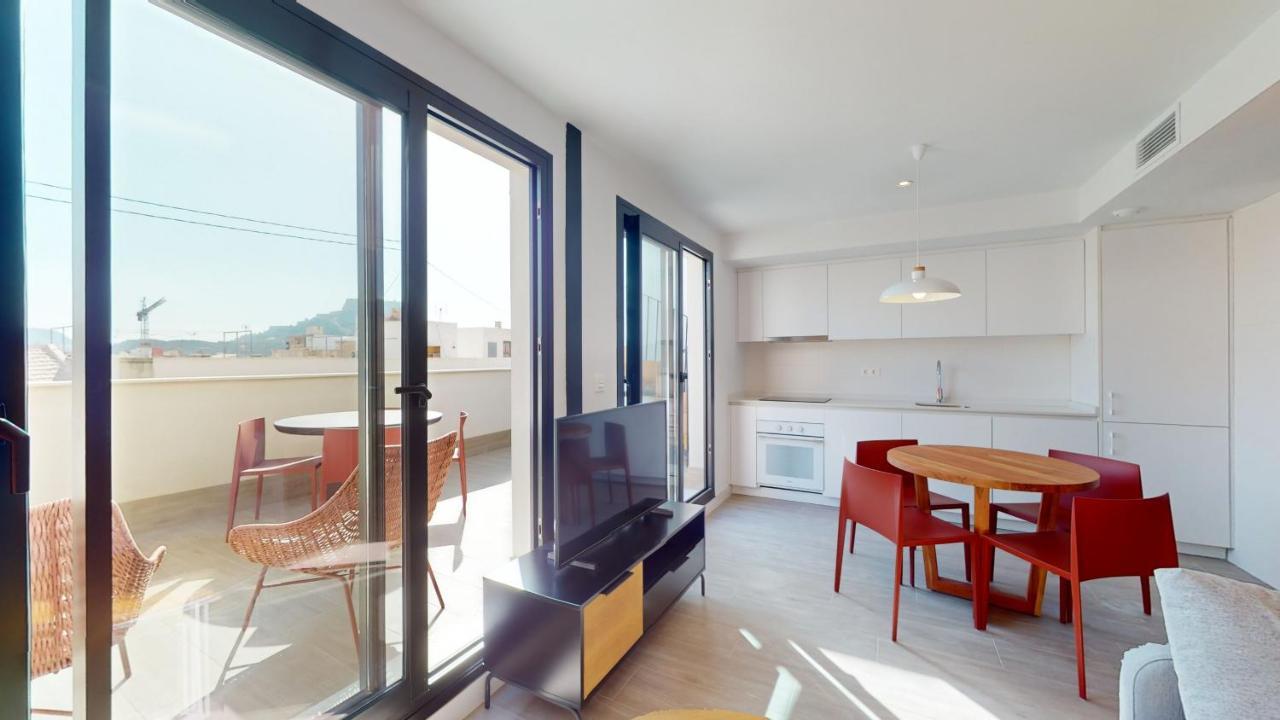 Alicante Colorful Penthouse Center 5C Apartment Bagian luar foto