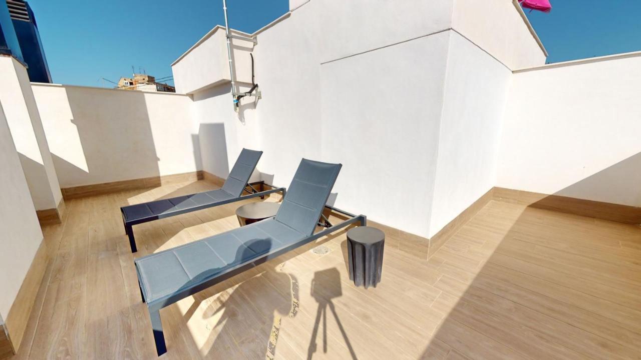 Alicante Colorful Penthouse Center 5C Apartment Bagian luar foto